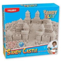 Песок для творчества Paulinda Sandy clay Sandy Замок 600 грамм, 10 единиц PL-140022