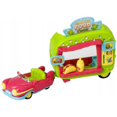 Игровой набор MOJI POPS ФУРГОНЧИК С ЕДЕЙ (2 фигурки, аксессуары) PMPSB216IN80