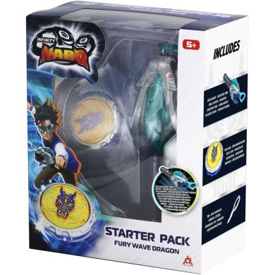 Дзиґа Infinity Nado VI серія Starter Pack Fury Wave Dragon Лютий Дракон EU654111