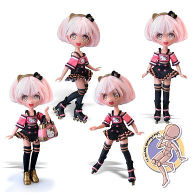 Ігровий набір 4SF Manga Dolls серії Hello Kitty &ndash; Золота Ролер Діва