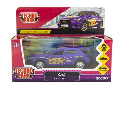 Автомодель GLAMCAR INFINITI QX30 (фиолетовый) Technopark QX30-12GRL-PUR