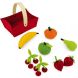Ігровий набір Janod Кошик з фруктами J06577, Червоний