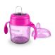 Чашка с мягким носиком и ручками Philips Avent 6 мес+ розовая 200 мл SCF551/03, Розовый