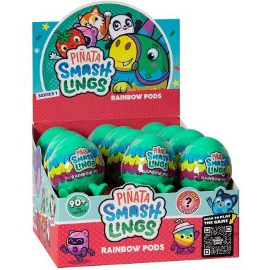 Фигурка в яйце PINATA SMASHLINGS КУМЕДНЫЕ ГЕРОИ (1 фигурка, в ассорт.) SL2007
