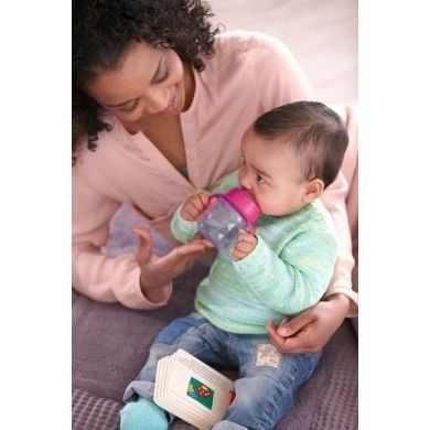 Чашка с мягким носиком и ручками Philips Avent 6 мес+ розовая 200 мл SCF551/03, Розовый