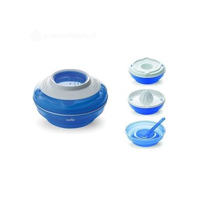 Набор детских тарелок Nuvita 200 мл 15 см NV1465Blue, Синий