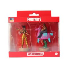 Набор из 2 фигурок-штампов коллекционные Fortnite, 7,5 см, 24 вида в ассортименте FOR5215