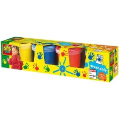 Пальчиковые краски Ses Creative Мои первые рисунки 4 цвета 0305S