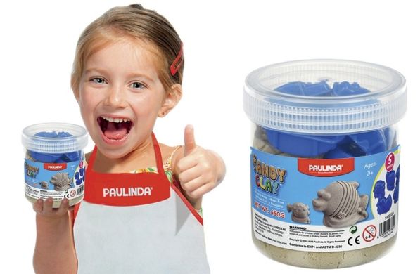 Пісок для творчості Paulinda Sandy clay відро 450г 5 од PL-140035A