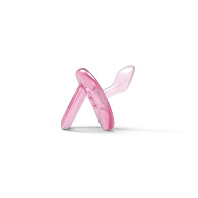 Пустышка ортодонтическая Nuvita Orthosoft Light 0м + розовая NV7051Pink, Розовый, 1