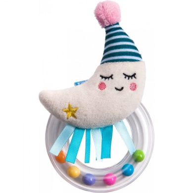 Брязкальце Taf Toys Сонний місяць 12065, Сірий