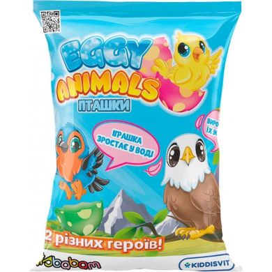 Іграшка, що зростає, в яйці «Eggy Animals» ПТАШКИ (у дисплеї) 91/CN22