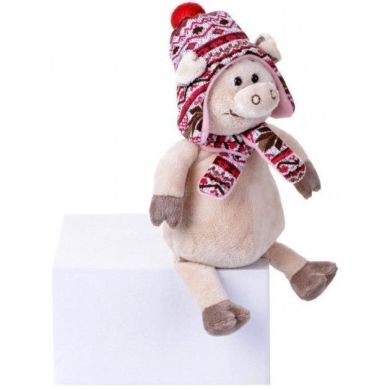 М'яка іграшка Same Toy Свинка в шапці, 30 см THT721