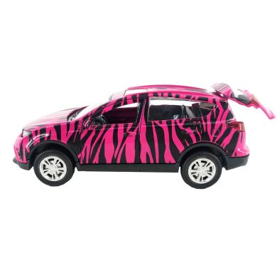 Автомодель GLAMCAR TOYOTA RAV4 (брусничний) Technopark RAV4-12GRL-COW