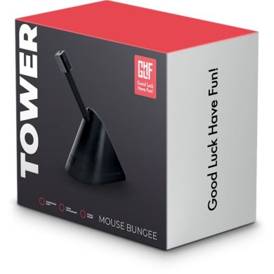 Держатель для кабеля GLHF Tower Colorful 3 clips FGLMB22BKTOWER003