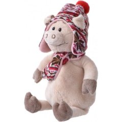 М'яка іграшка Same Toy Свинка в шапці, 30 см THT721