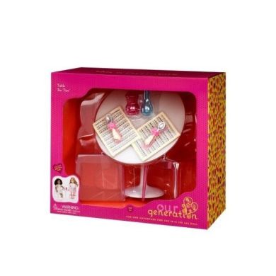 Набір меблів для ляльок Our Generation Стіл і стільці BD37268Z