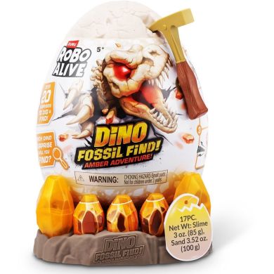 Інтерактивний ігровий набір-сюрприз ROBO ALIVE S1 БУРШТИНОВІ РОЗКОПКИ ДИНОЗАВРА (в ас.) 71153