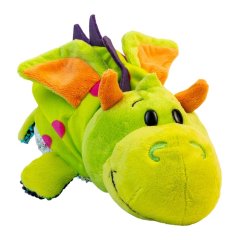 Мягкая игрушка ZooPrяtki Единорог-дракон с паетками 2в1 30 см 515IT-ZPR