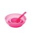 Набор детских тарелок Nuvita 200 мл NV1465Pink, Розовый