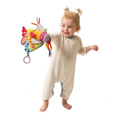 Развивающая игрушка-подвеска Taf Toys Павлин 11455, Жёлтый