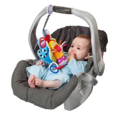Развивающая игрушка-подвеска Taf Toys Павлин 11455, Жёлтый